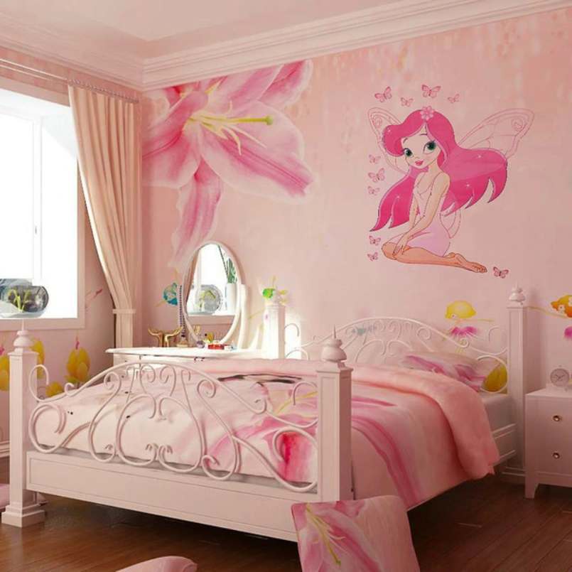 Tranh dán tường đẹp cho phòng ngủ trẻ em hình hoạt hình